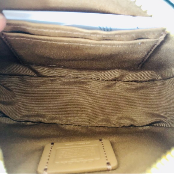 SOLD Coach Mini Serena Crossbody Snow white purse - Picture 6 of 9